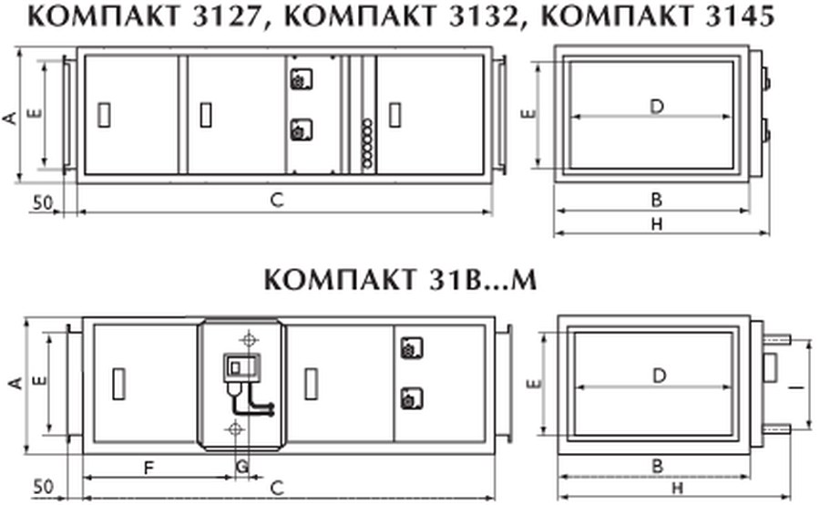 Приточные установки Компакт 3127