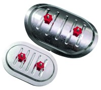Лючок накладной FAD 250*150 mm RED