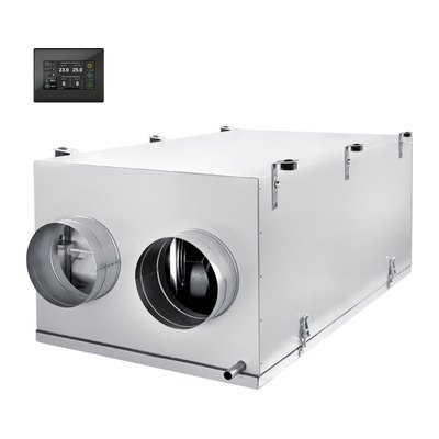 Приточно-вытяжная установка с пластинчатым рекуператором ФЬОРДИ ВПУ-CF-500/3-230/1 EC-H-BLG-M