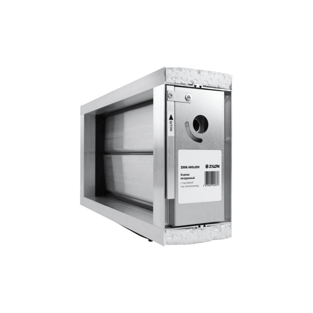 Воздушный клапан ZILON ZSSK 400x200